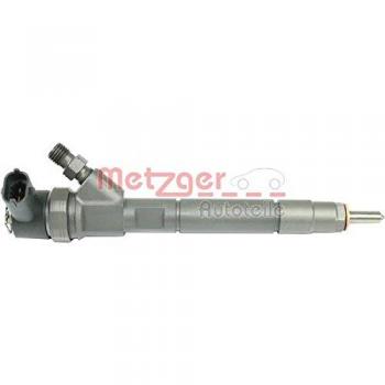 Inyector Common Rail METZGER 0870021 para Nissan, Opel y Renault con anillo de sellado y codificación OBD
