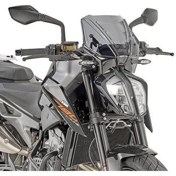 Cupolino Givi A7708 Fumé para KTM Duke 790/890 (18-20) con soportes incluidos
