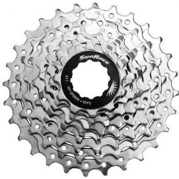 Sunrace CSR86 8-Speed Road Cassette, 11-23T, Nickel Plated