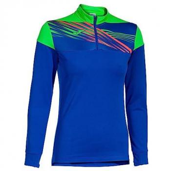 Joma Elite X Women's Fluorescent Green Sweatshirt with Half Zip