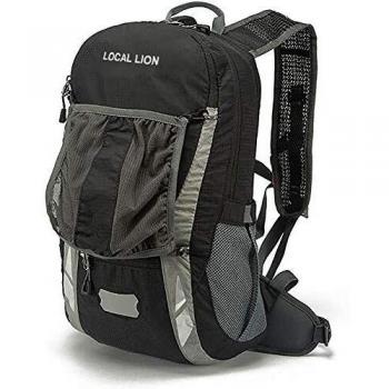 Local Lion Mochila 20L de Ciclismo Montaña Senderismo Macutos Trekking Camping al Aire Libre Nylon con Cubierta de Lluvia para Hombres y Mujeres