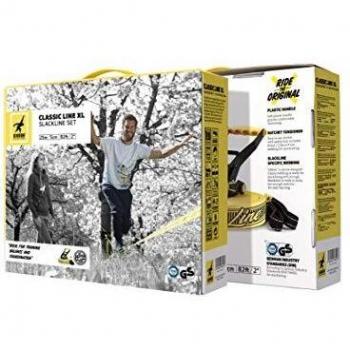 Gibbon Classic Line XL 25m Slackline Set - Yellow/Black