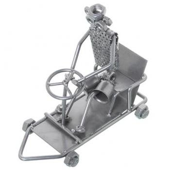 Figura Decorativa Metal Alexandra House Living