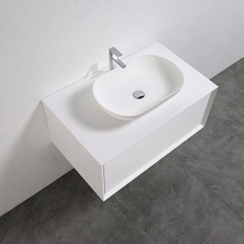 Mueble de baño suspendido 90cm Palio blanco mate