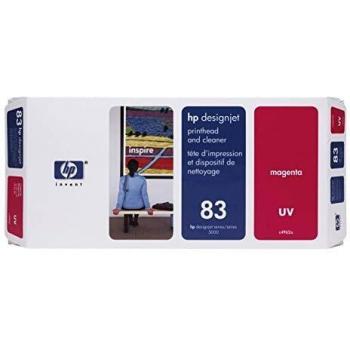 Cartucho de Tinta HP 83 Original Magenta (C4962A) - Cabezal de impresión UV, compatible con impresoras HP, tinta magenta, rendimiento optimizado para calidad de impresión profesional