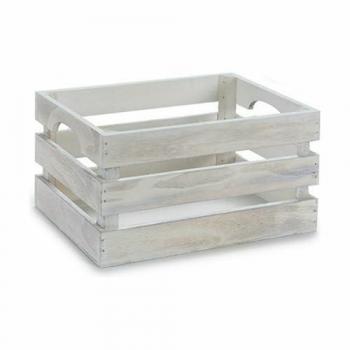 Caja Decorativa Blanco Madera 31 x 20 x 40,5 cm (9 Unidades)