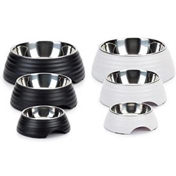 Beeztees K&Bz Bz Mela Dog Bowl Rimpu White 22 630 g