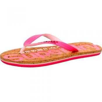 Superdry Glitter Cork Flip Flop, Chanclas Mujer, Multicolor