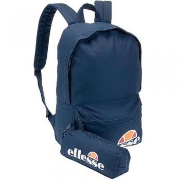 Mochila Deportiva Unisex Ellesse Rolby con Estuche para Lápices Azul 14 Litros