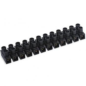 Krang Regleta Conexion 12 Contactos 16Amp 10mm P.E. Negro