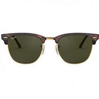 Ray-Ban Clubmaster Metallic RB 3016 Wayfarer Sunglasses, Brown