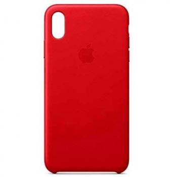 Apple Leather Case (for iPhone XS Max) - Peony Pink