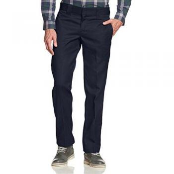 Dickies Slim Fit Straight - Pantalones para hombre, Azul
