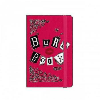 Grindstore Burn Book A6 Notebook Rosa - Cuaderno A6, tapa blanda, diseño de Burn Book, color rosa, 80 páginas en blanco