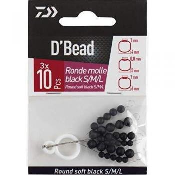 Daiwa - Kit Fishing Beads Soft Ovale Black - PE257817