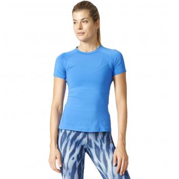 adidas Speed Tee Camiseta, Mujer, Azul