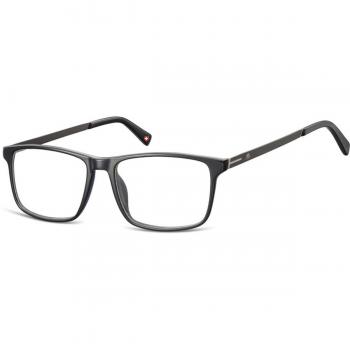 Montana Eyewear MA59 Armazones para Hombre Negros, Lentes Recetados 55, Gafas Recetadas Negras