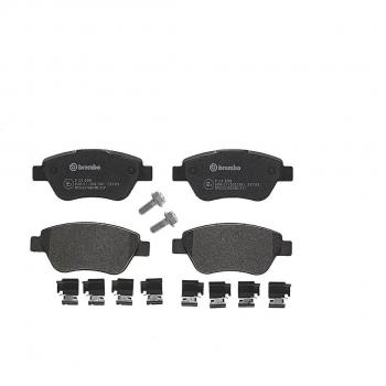 Juego de pastillas de freno Brembo P23099, 4 unidades, freno a disco