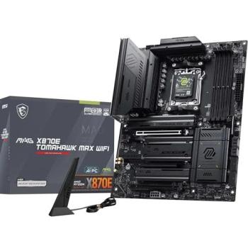 Placa Base MSI MAG X870E TOMAHAWK MAX WIFI AMD X870E Socket AM5 ATX DDR5 PCIe 5.0 RAID