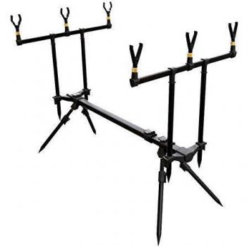 Lineaeffe Rod Pod Carpfishing Pies Corredizos Rod Pod Set 48-86 x 73-120 x 50 cm