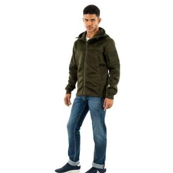 Project X Paris Techwear Open Hoodie - Khaki, Size M