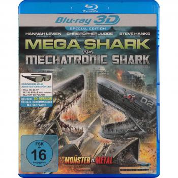Mega Shark VS. Mechatronic Shark 3D & 2D Blu-ray & Bonusfilm : Monster [Alemania] [Blu-ray]