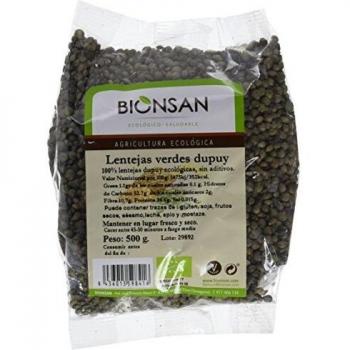 Bionsan Lenteja Verde Dupuy Ecológica | 6 Bolsas de 500 gr | Total 3000 gr