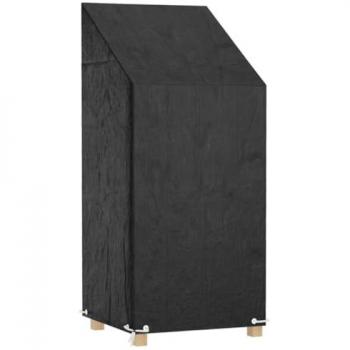 Funda para silla de jardín 8 ojales polietileno 65x65x110/150 cm