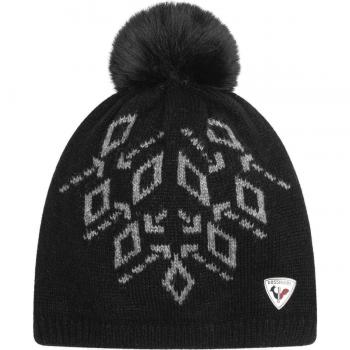 Gorro de mujer Rossignol Mia negro, talla única