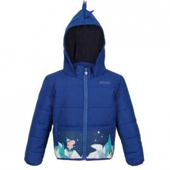 Regatta - Chaqueta Acolchada de Peppa Pig Escena de Invierno Niños, chaqueta acolchada para niños, diseño de Peppa Pig, temática invernal, ideal para actividades al aire libre, material resistente al