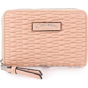 Billetera Cimarrón Waverly 316706 Beige Sintética con Cremallera 10x14.5 cm