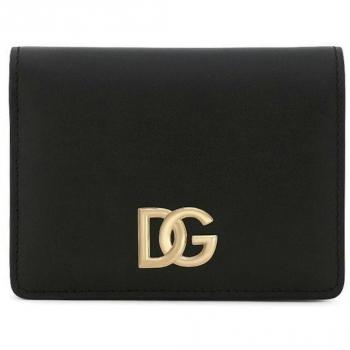 Dolce & Gabbana Women's Leather Wallet in Black | BI1211AW576 Color 80999, Stylish Wallet with Unique Design, One Size