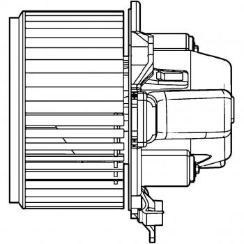 Ventilador Habitáculo Premium HELLA para FIAT Stilo y Bravo (Ref: 8EW 351 039-331)