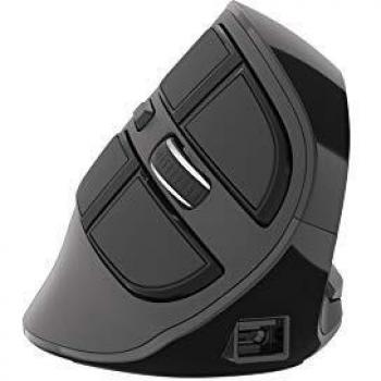 Natec Euphonie Ratón Ergonómico Vertical Inalámbrico Bluetooth Óptico 2400 DPI para Mano Derecha Negro