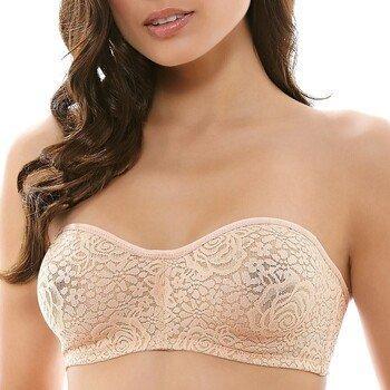 Wacoal Women's Halo Lace Strapless Sports Bra - Size 36B, Nude