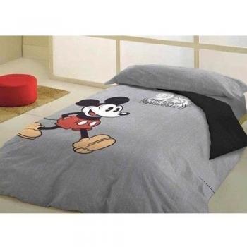 Disney Juego de Funda Nórdica Mickey Vintage Gris Cama 90