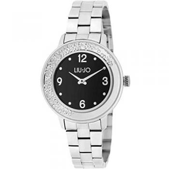 Reloj Analógico de Mujer LIU JO TLJ2057 con diseño elegante, caja de acero inoxidable, correa de cuero, esfera en tonos dorados y detalles brillantes
