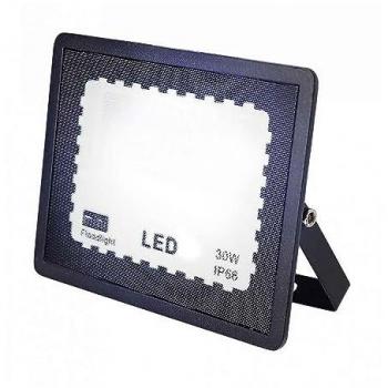 Proyector LED Zircon 30W 6500K Negro 3000lm IP65 Alta Potencia