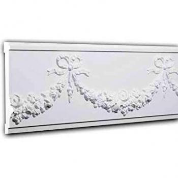 Moldura decorativa de estuco estilo Neoimperio blanca 2 m Profhome