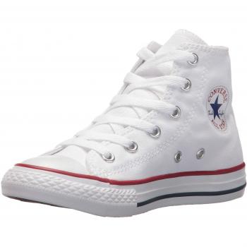 Converse Kids Chuck Taylor All Star High Top Sneakers - White Fabric