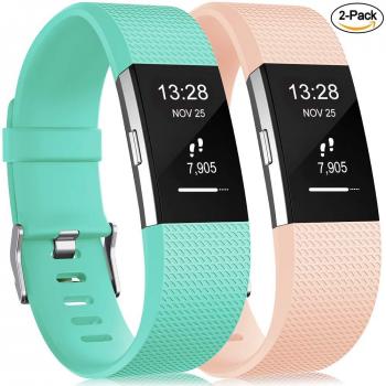 Gogoings Correa para Fitbit Charge 2 Pulsera Ajustable Correa de Reemplazo Deportivo Compatible con Fitbit Charge2 para Mujeres Hombres