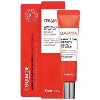 Farm Stay Ceramide Wrinkle Care Relaxing Rolling Eye Serum 25ml