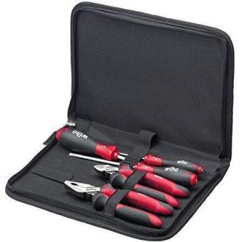 WIHA 30824-Juego de Herramientas para mecánicos Z 99 0 02 006 Tool Mechanic Ref. Z99000602, Color, Set de 5 Piezas
