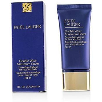 Estée Lauder Double Wear Maximum Cover Camouflage Makeup for Face and Body SPF 15, High Cover Foundation for Face and Body, Shade 1C1 Cool Bone, 30 ml
