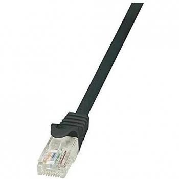 Cable de conexión LogiLink Cat. 5e U/UTP de 1,0 m en color negro