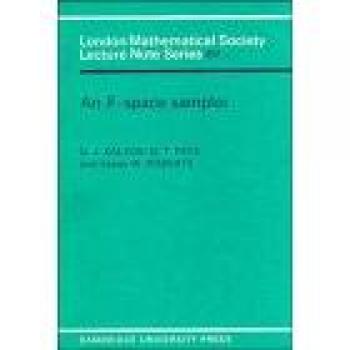 Muestra de Espacios F: Serie de Notas de Conferencias de la Sociedad Matemática de Londres, Volumen 89