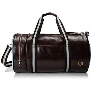 Fred Perry cesto grande Unisex bandolera Classic Barrel Cm 46X26X26 Maroon