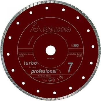 Bellota 50705-115 DISCO DIAMANTE CORTE SECO MATERIALES DUROS PROFESIONAL 7 TURBO 115MM, Standard, 115 mm