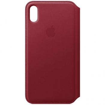 Apple Leather Folio (for iPhone XS Max) - (PRODUCT) RED