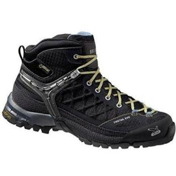 Salewa WS Firetail EVO MID GTX Botas de senderismo, Mujer, Negro / Verde  , 35